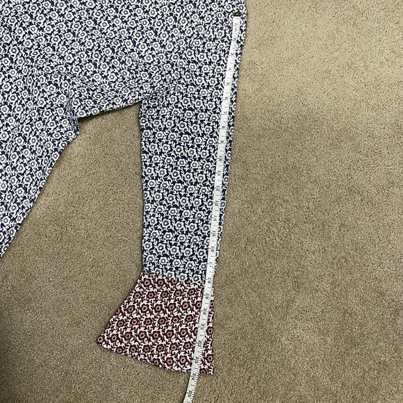 Loft Two colored Floral Patterned Dress. - Picture 8 of 9